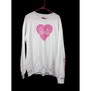 NWOT Super Soft & Cozy Barbie Sweatshirt, Barbiecore, Fleece lined SZ XL Long